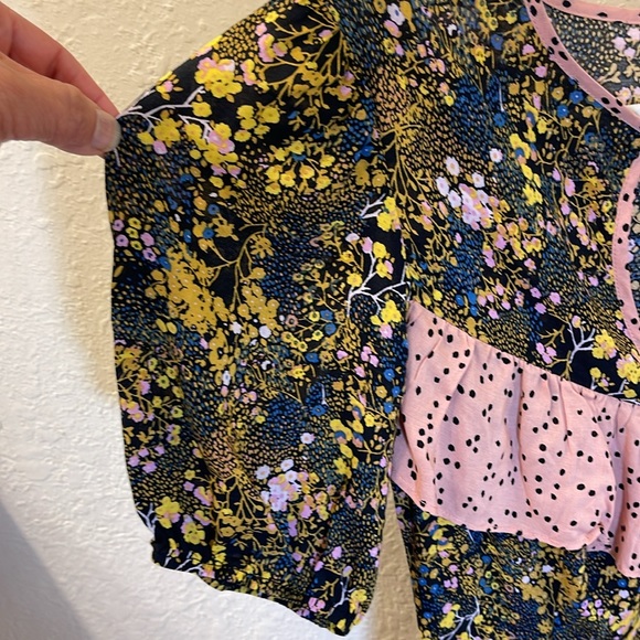 Urban Outfitters Sinclair Floral Puff Sleeve Mini Dress - Picture 9 of 13